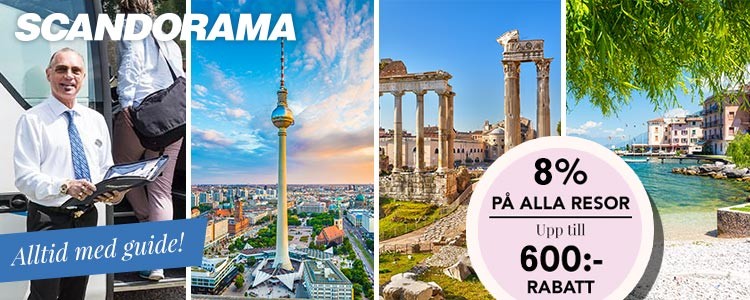 Scandorama - Flyg- & bussresor i alla v&auml;derstreck