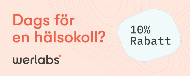 Werlabs - 10% rabatt p&aring; h&auml;lsokontroller